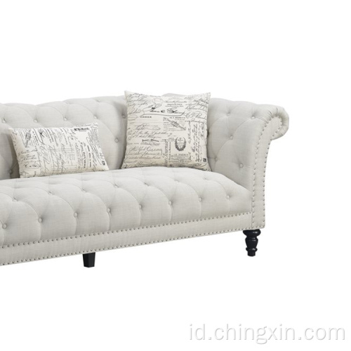 Sofa Set Perabotan Sofa Ruang Tamu 3 Kursi